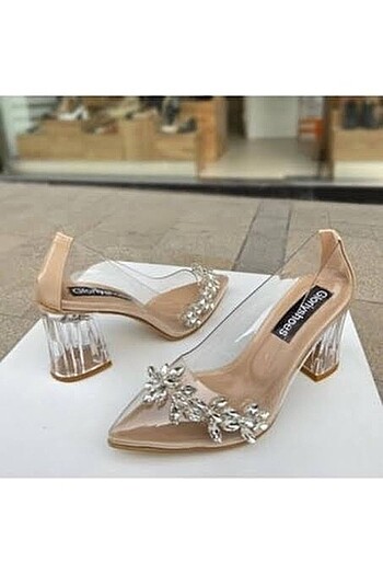 Prenses şeffaf ayakkabı