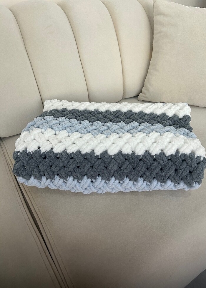 Alize puffy bebek battaniyesi 3 renkli - Görsel 2