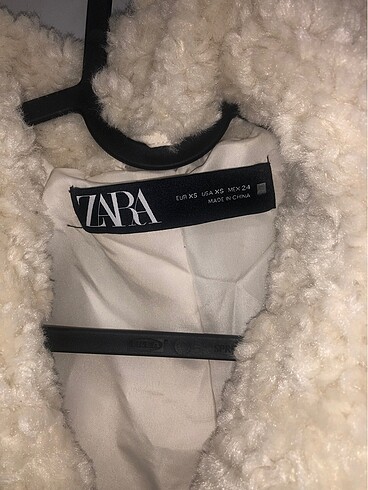 xs Beden çeşitli Renk Zara peluş kaban