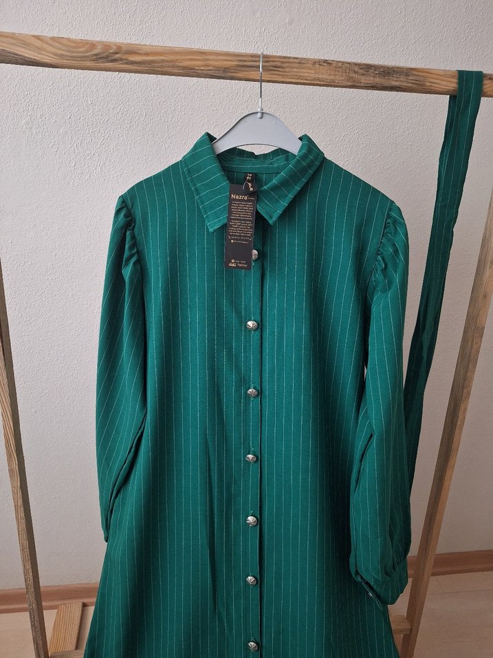 Kemerli elbise - Görsel 3