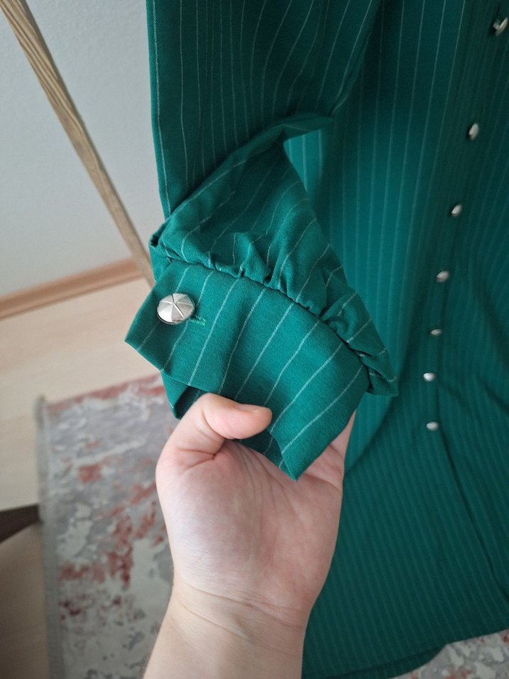 Kemerli elbise - Görsel 4