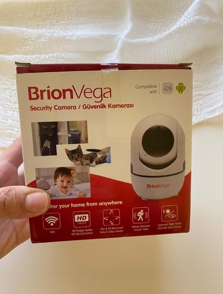 Beyaz Bebek Kamerası ve Monitörü - Görsel 3