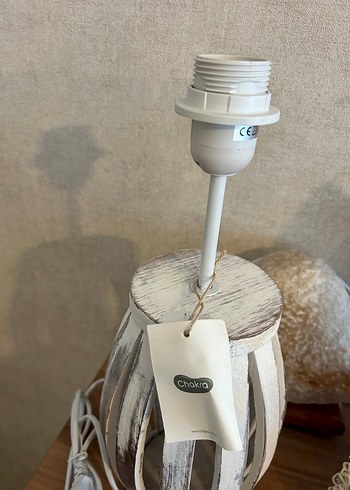 Chakra Beyaz Abajur - Görsel 4