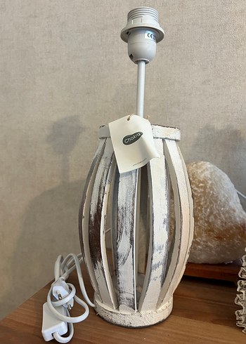 Chakra Beyaz Abajur - Görsel 3