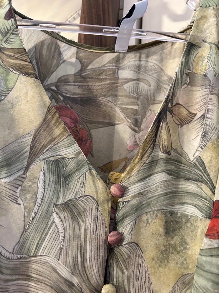 Çiçek Desenli Uzun Bohem Elbise - Görsel 4