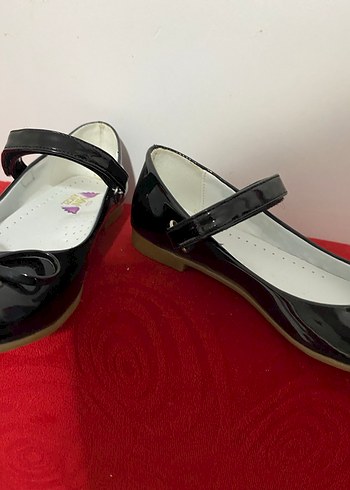 Rugan kız Çocuk Siyah Fiyonklu Babet Ayakkabı - Görsel 3