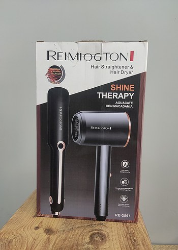 Reimiogton Shine Therapy Siyah Saç Düzleştirici & Fön