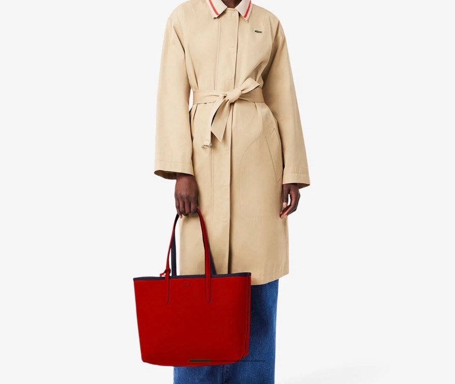 Lacoste Klasik Deri Kadın Çanta Seti - Görsel 3