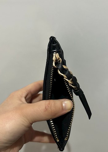 Mango Siyah Deri Cüzdan - Görsel 4