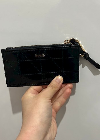 Mango Siyah Deri Cüzdan - Görsel 3