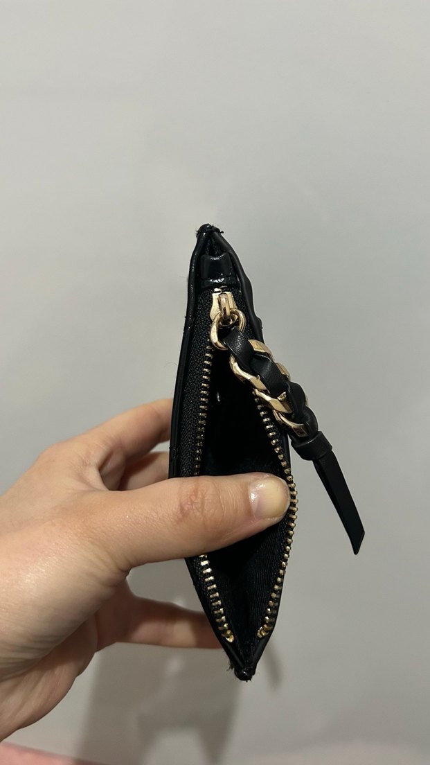 Mango Siyah Deri Cüzdan - Görsel 4