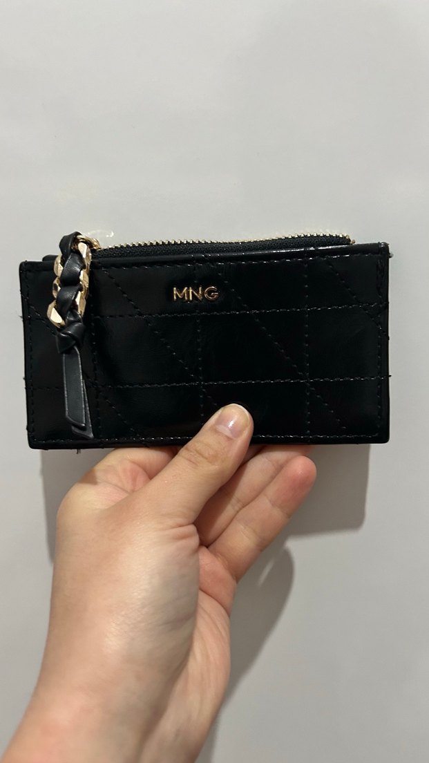 Mango Siyah Deri Cüzdan - Görsel 5