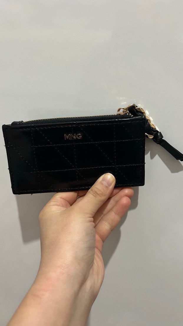 Mango Siyah Deri Cüzdan - Görsel 3