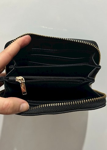Mango Siyah Deri Cüzdan - Görsel 2