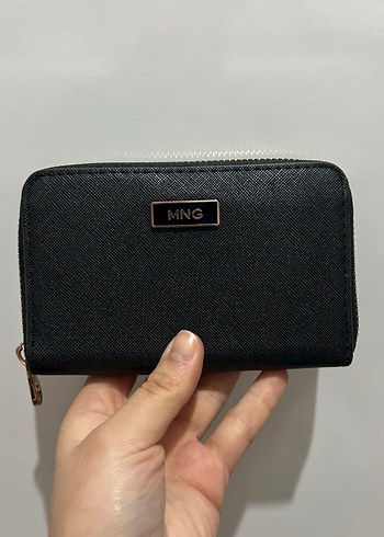 Mango Siyah Deri Cüzdan - Görsel 5