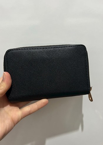 Mango Siyah Deri Cüzdan - Görsel 4