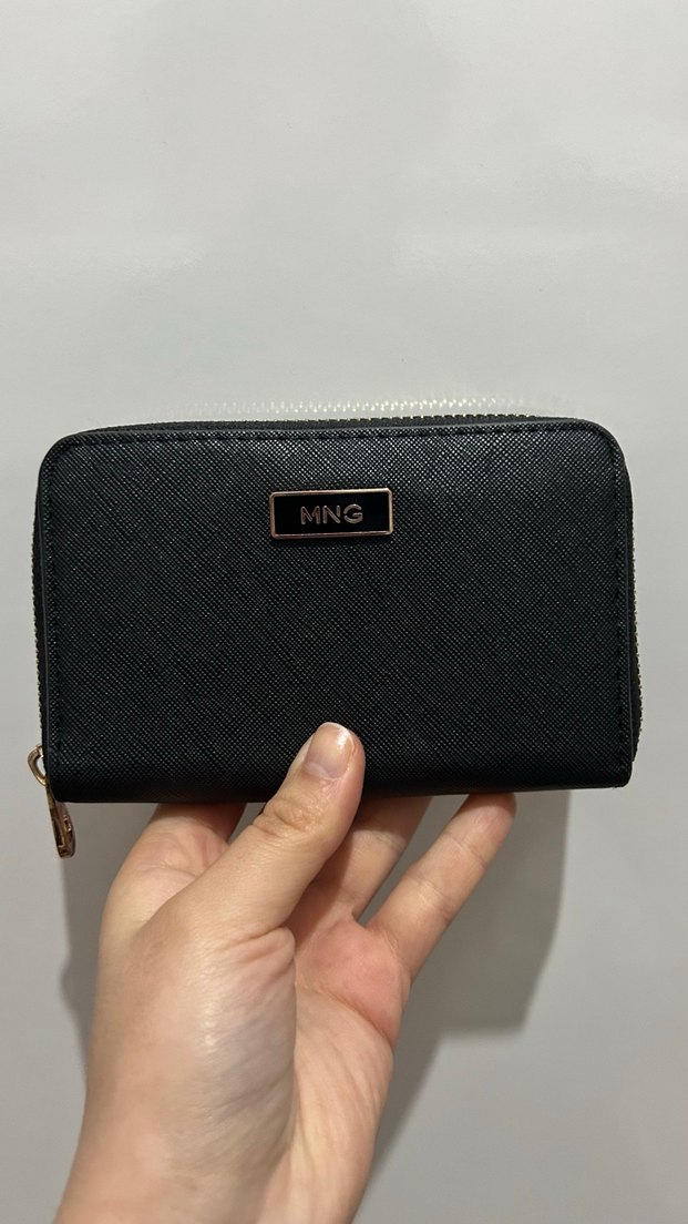 Mango Siyah Deri Cüzdan - Görsel 5