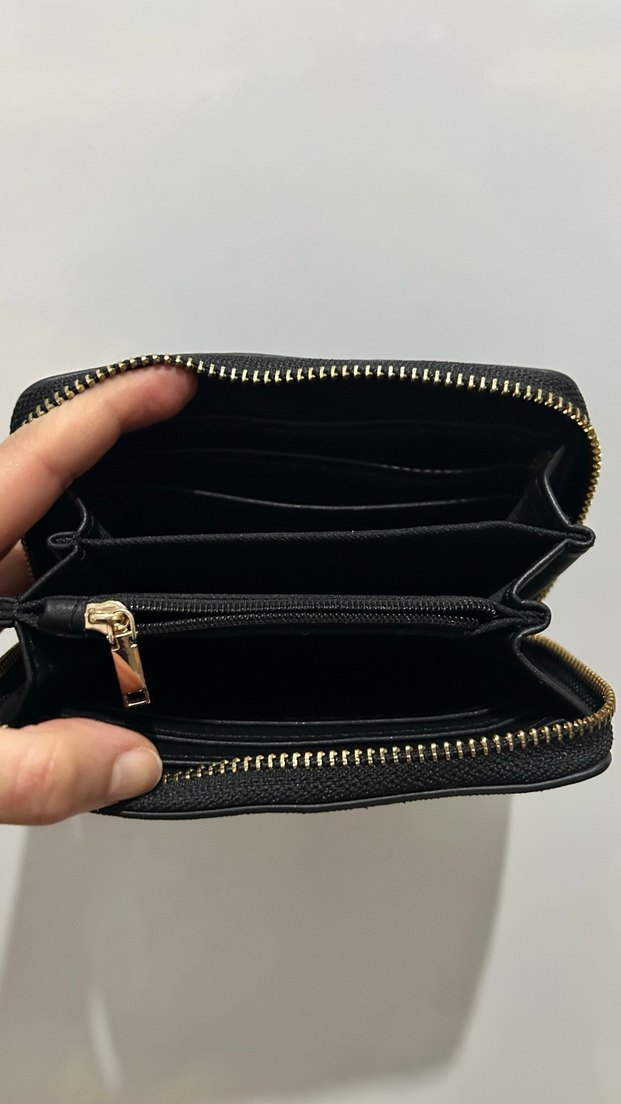 Mango Siyah Deri Cüzdan - Görsel 3