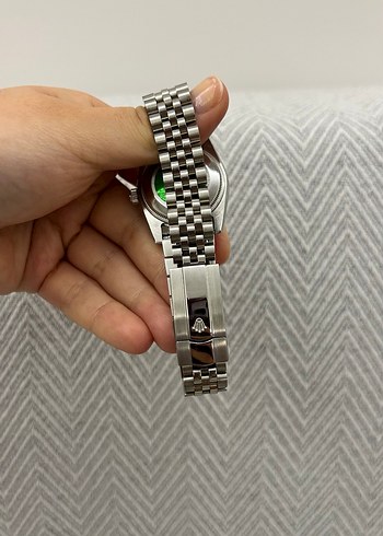 Rolex Klasik Gri Beyaz Erkek Kol Saati - Görsel 2