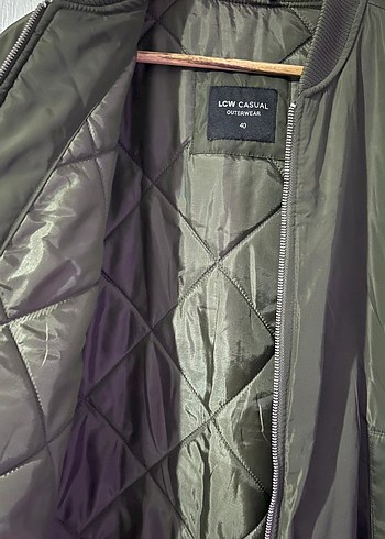 Haki Renkli Fermuarlı Salaş Street Wear Kadın Ceket - Görsel 3