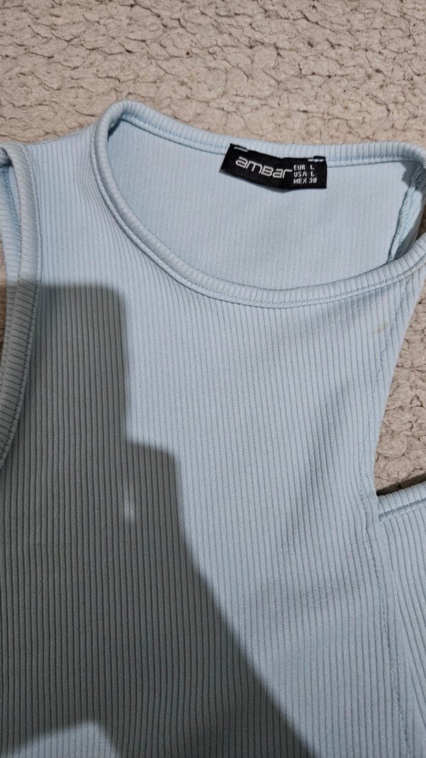 Mavi Kadın Mini Atlet - Görsel 2