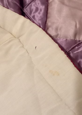 Bordo Nakışlı Parlak Yatak Örtüsü - Görsel 10