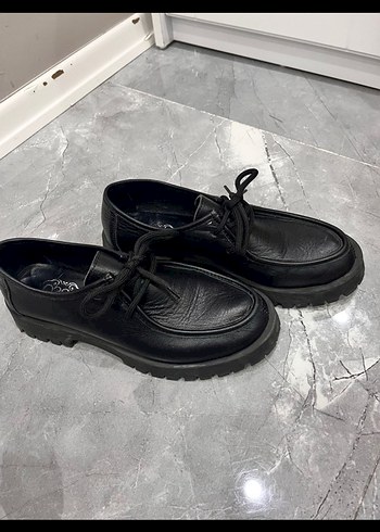 39 Beden siyah Renk Oxford loafer ayakkabı