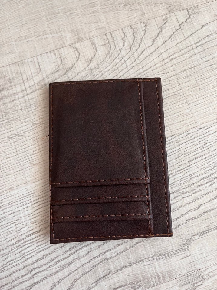 Kahverengi deri erkek kartlık - Görsel 2