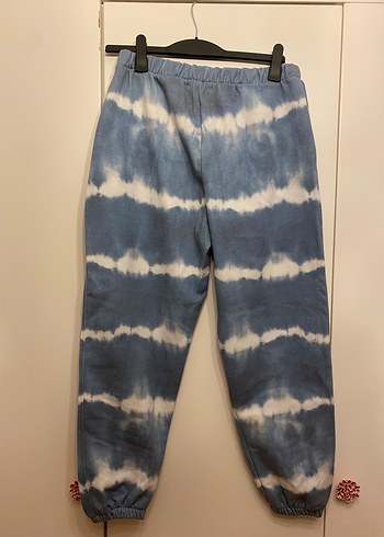 xl Beden mavi Renk Pull&Bear içi şardonlu batik eşofman