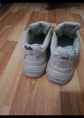 35 Beden camel Renk Bej Platform Topuklu Kadın Spor Ayakkabı