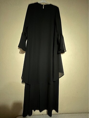 46 Beden siyah Renk Tesettür elbise