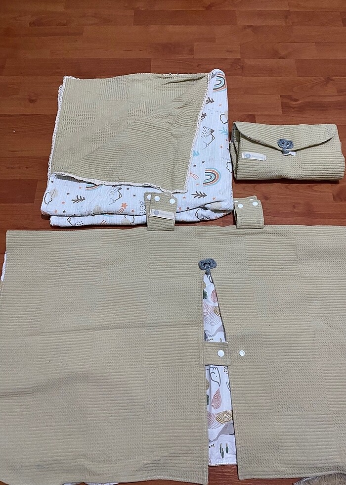 Müslin Puset örtüsü seti - Görsel 2