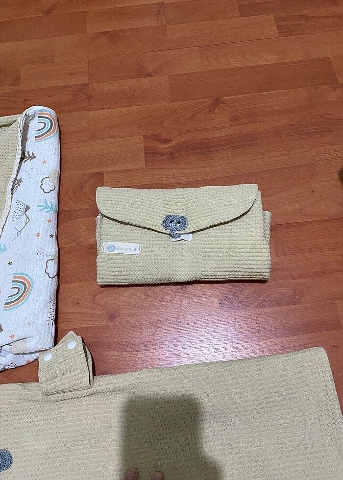 Müslin Puset örtüsü seti - Görsel 5