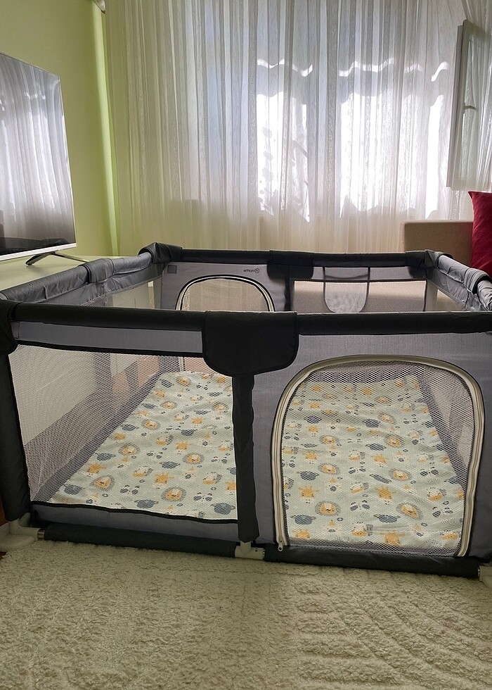 Oyun parkı + yatak - Görsel 2