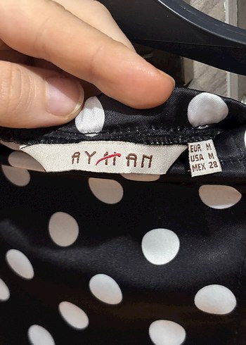 Straplez Puantiyeli Elbise - Görsel 4