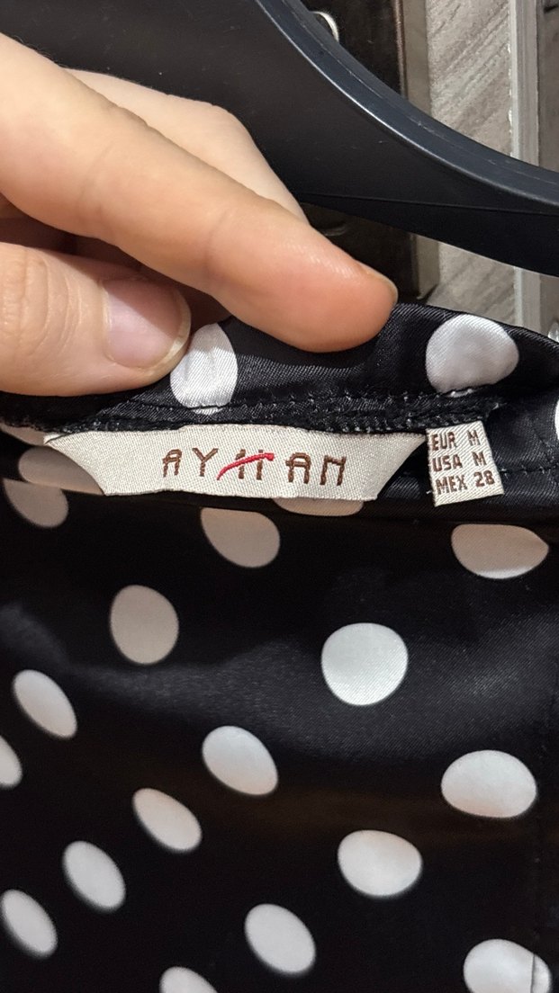 Straplez Puantiyeli Elbise - Görsel 4