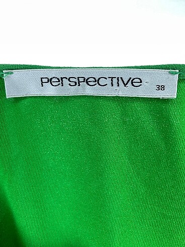 38 Beden yeşil Renk Perspective Kısa Elbise %70 İndirimli.