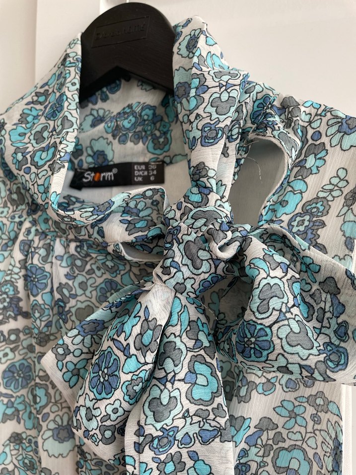 Uzun Drapeli Bohem Halter Yaka Elbise - Görsel 3