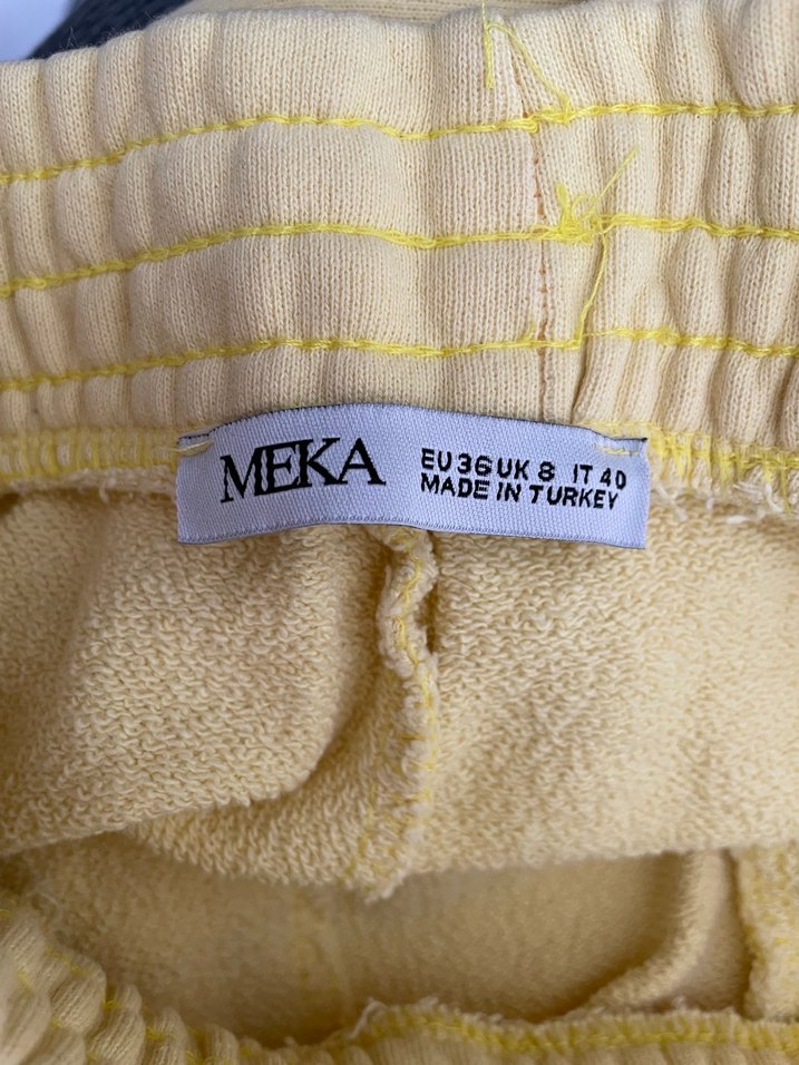 Sarı Kadın Rahat Kesim Eşofman - Görsel 3