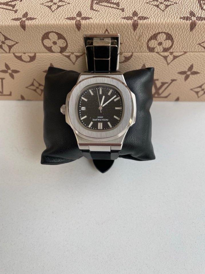 Klasik Siyah patek  Erkek Kol Saati - Görsel 2