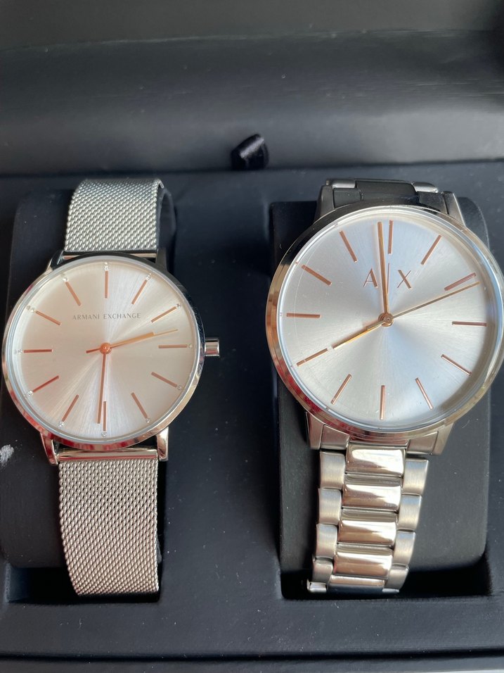 Gri Minimalist Armani Exchange Kadın-erkek Saatleri - Görsel 2