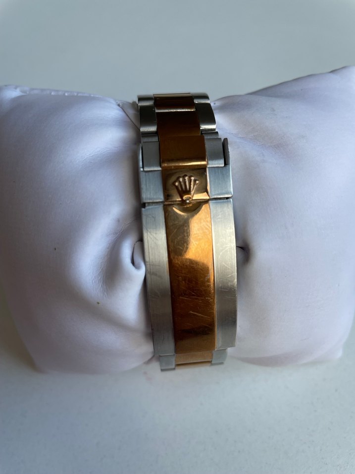 Modern  Rolex Klasik Altın Detaylı Erkek Saati - Görsel 2