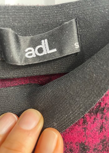 Pembe Bağlama Desenli Midi Hamile Etek - Görsel 2