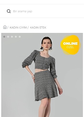 Pull and Bear Kadın kısa etek
