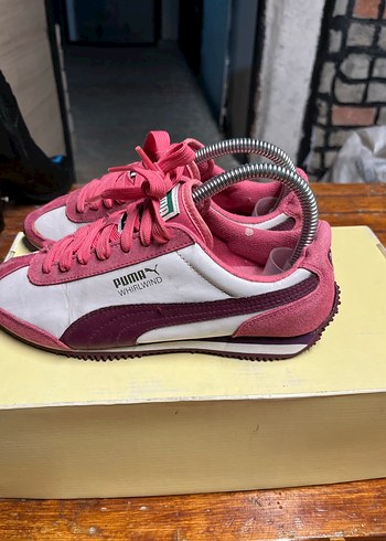 36 Beden Pembe Kadın Spor Ayakkabı Velcro Detaylı