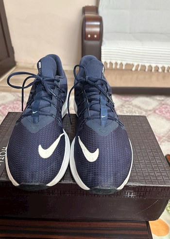 Lacivert Bağcıklı Erkek Koşu ve Antrenman Ayakkabısı 46 numara - Görsel 2