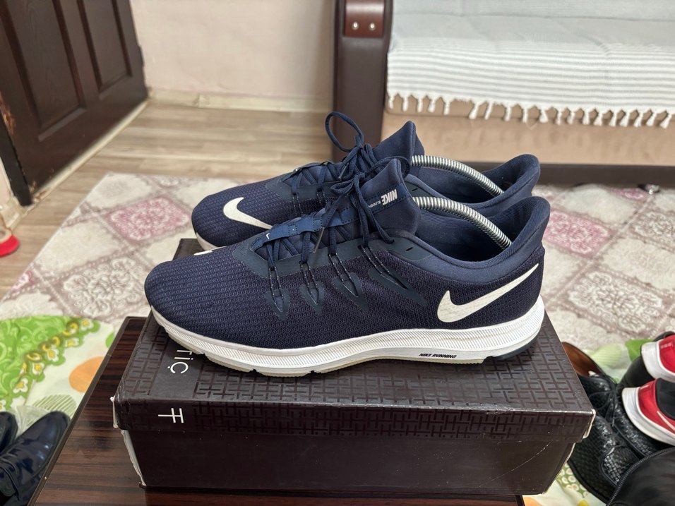 Lacivert Bağcıklı Erkek Koşu ve Antrenman Ayakkabısı 46 numara - Görsel 4