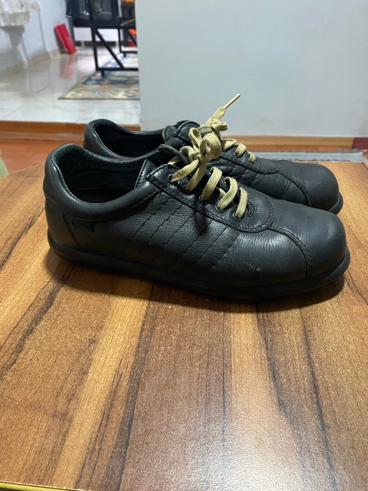 Erkek Siyah Minimalist Street Wear Ayakkabı Bağcığı - Görsel 5