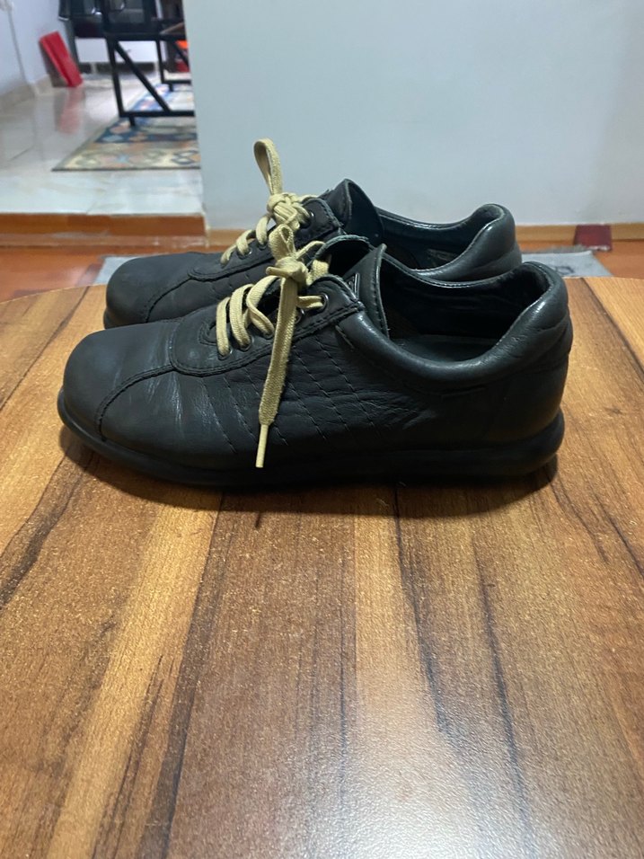 Erkek Siyah Minimalist Street Wear Ayakkabı Bağcığı - Görsel 3