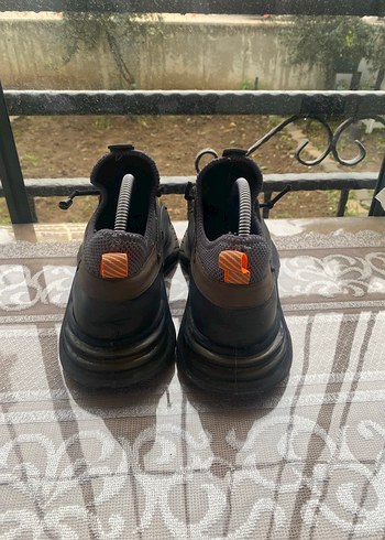 Siyah Bağcıklı Erkek Outdoor Spor Ayakkabı - Görsel 4